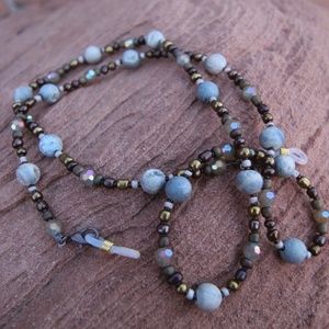 "Back to the Moon" Druzy Agate Sunglasses / Eyeglasses Chain